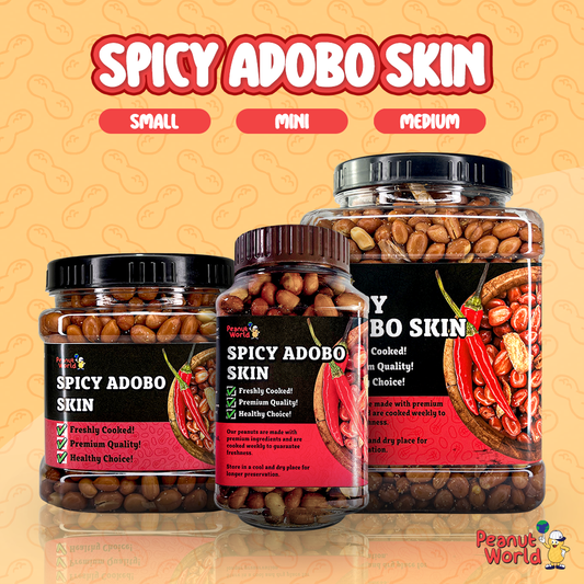 Spicy Adobo Skin Peanuts w/ Garlic