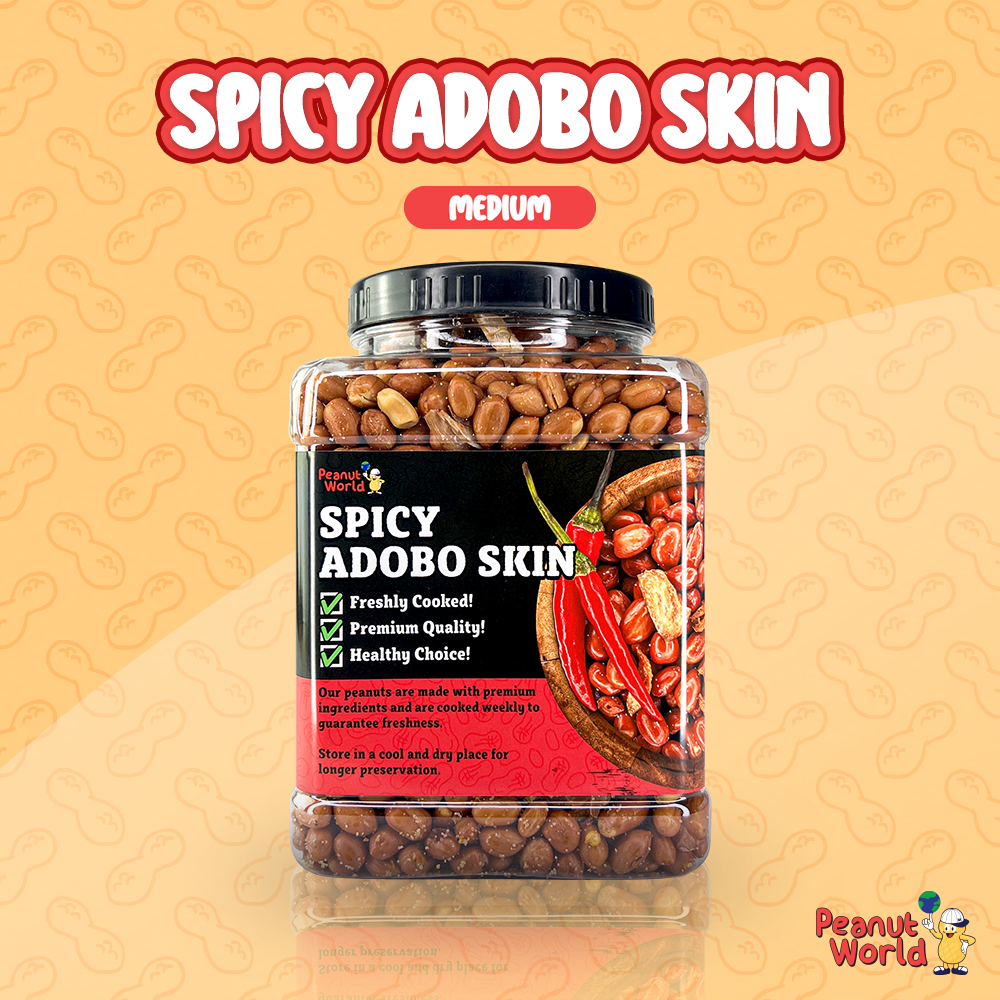 Spicy Adobo Skin Peanuts w/ Garlic