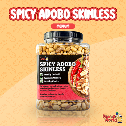 Spicy Adobo Skinless Peanuts w/ Garlic