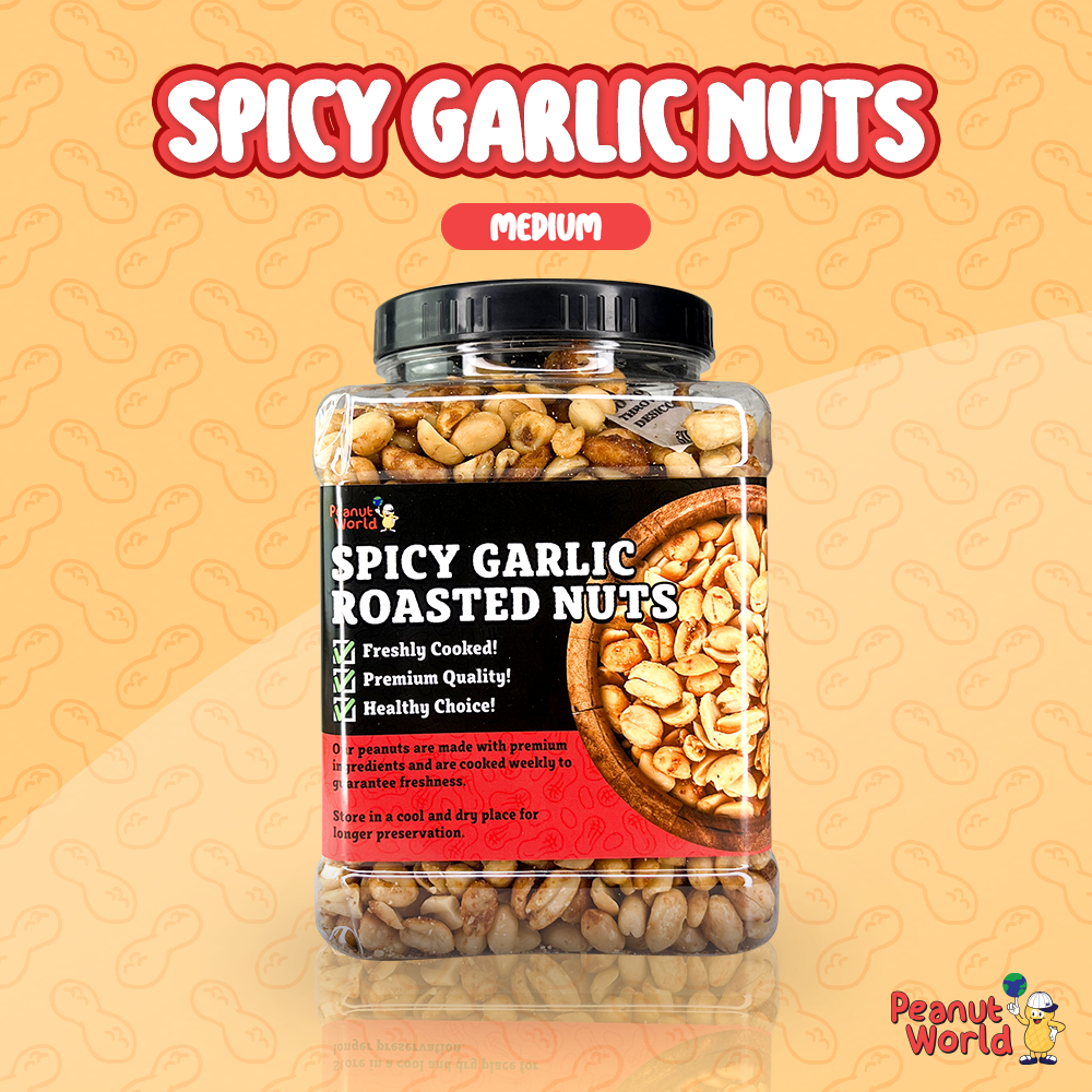 Spicy Garlic Roasted Nuts