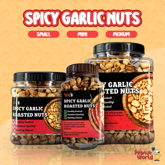 Spicy Garlic Roasted Nuts
